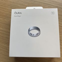 Silver Oura Ring 4 - size 10
