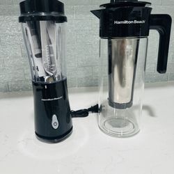New Set Hamilton Beach Blender And Water Purifier,,Iced Coffee Insuffed Fruit Water Retails $,60