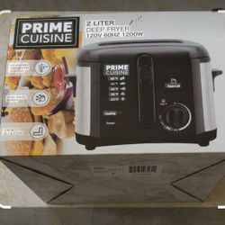 “Brand New In Box**** Prime Cuisine 2 Liter Deep Fryer 