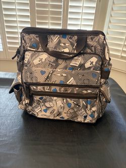 Nurse/Medical Print Roller Bag