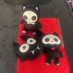 Furrybones Black Voodoo Plushie And Friends