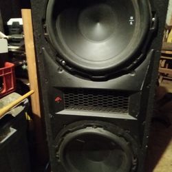 Rockford Fosgate P2 12 Inch Subs In Fosgate Box 