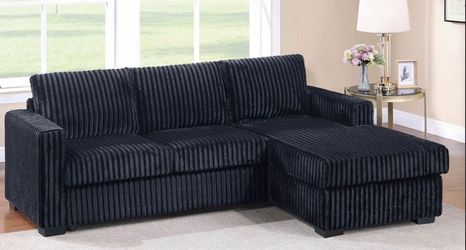 Corduroy Sectional L-shape ( 2 COLORS )
