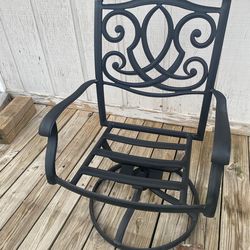Outdoor Iron Table with Chairs