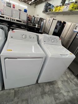GE Top Load Washer and Dryer Set