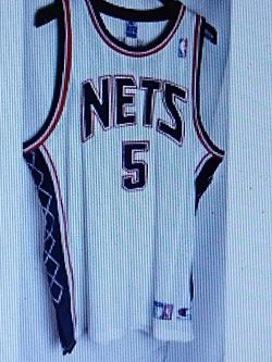 New Jersey Nets Vintage Jason Kidd Authentic Champion Basketball Jerse