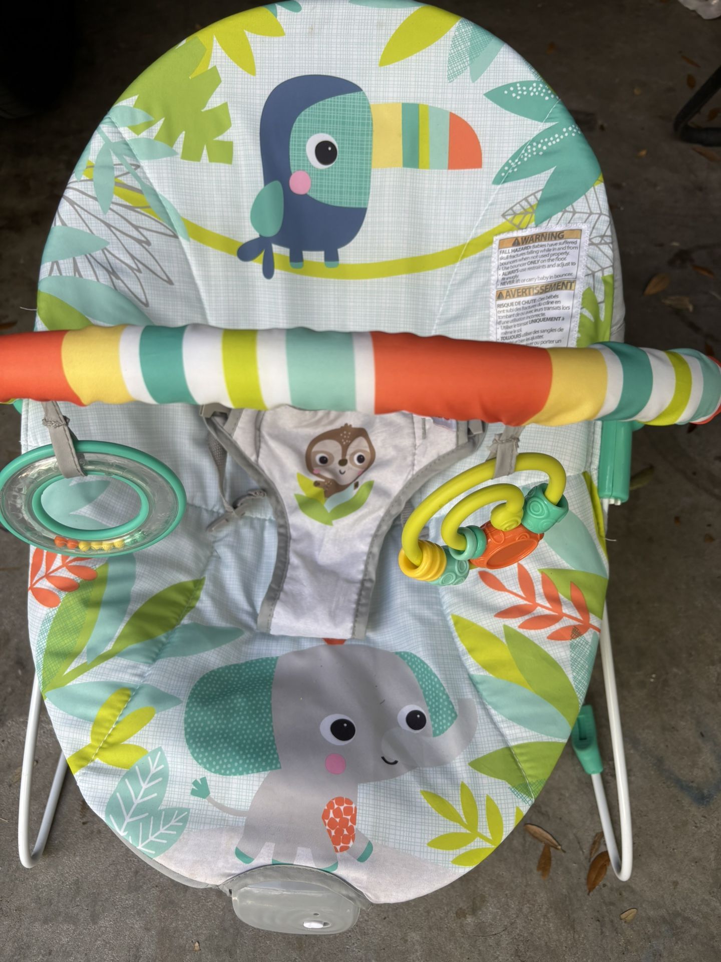 Baby Bouncer Seat With Toy Bar