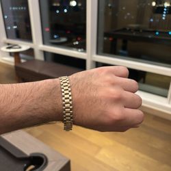 10k Gold Rolex Bracelet 