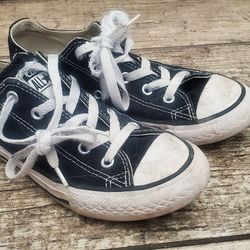 Black Converse Chuck Taylor Shoes Kids Size 1