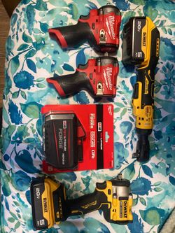 Dewalt and Milwaukee