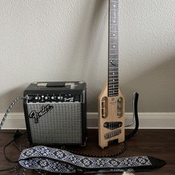 Traveler Acoustic-Electric Guitar + Amp 