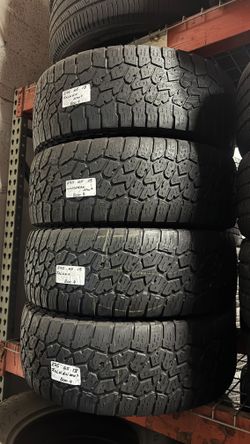 ✔️ Set of 4 Used Tires LT275/65R18 FALKEN WILDPEAK ATW3 ALL TERRAIN 275/65R18 OFF-ROAD TYRES 275 65 18