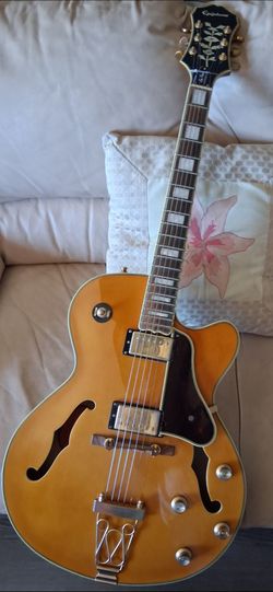 JOE PASS Emperor II Pro Epiphone quality, golden hardware, Great shape, Great Performer / no case; Best $ or trade a US Telecaster +$ to you