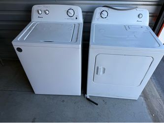 Amana washer and dryer