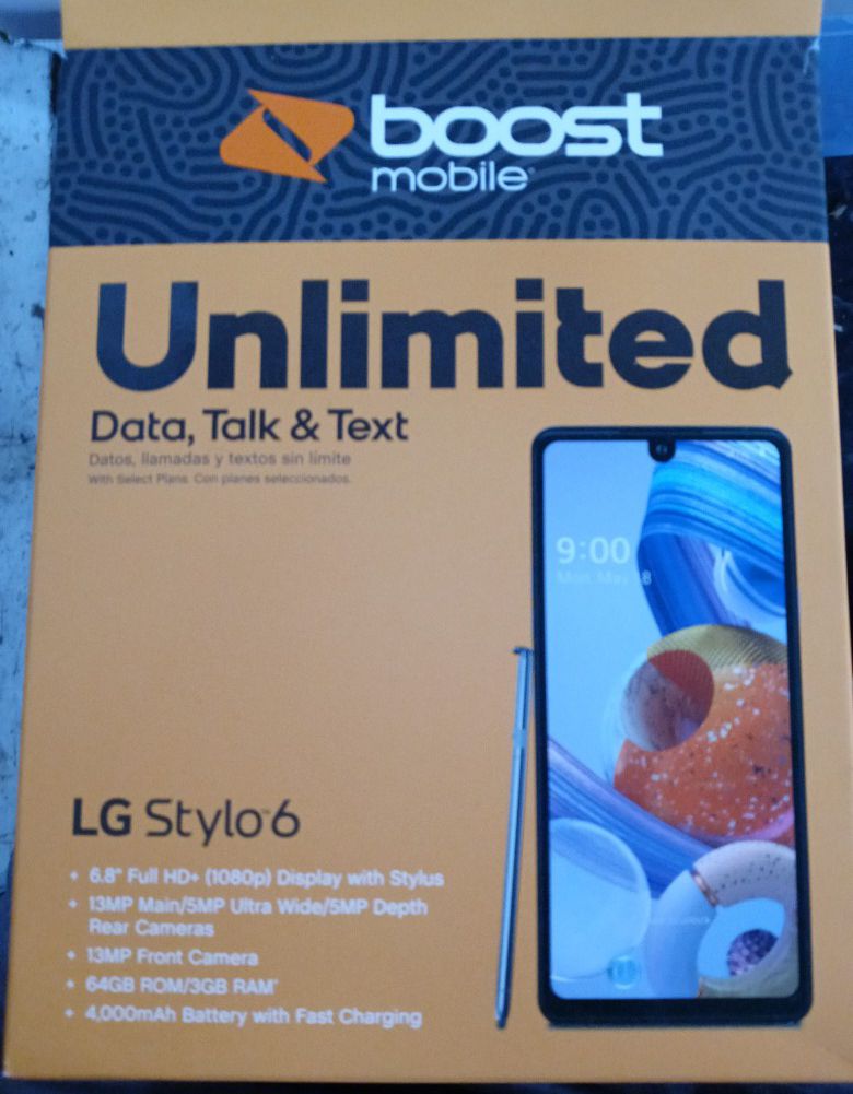 LG STYLO 6 BOOST MOBILE