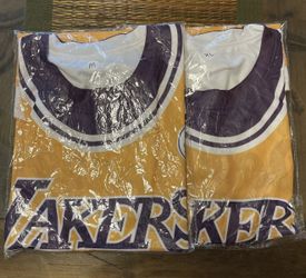 NEW LA Dodgers Lakers Night Reversible Size Medium Jersey SGA Kershaw Magic Johnson Trade