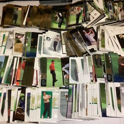 over 500+ Golf Cards alot of tiger woods cards