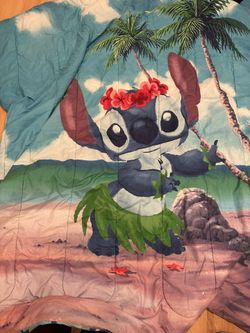 Stitch Twin Bed Comforter With Sheets