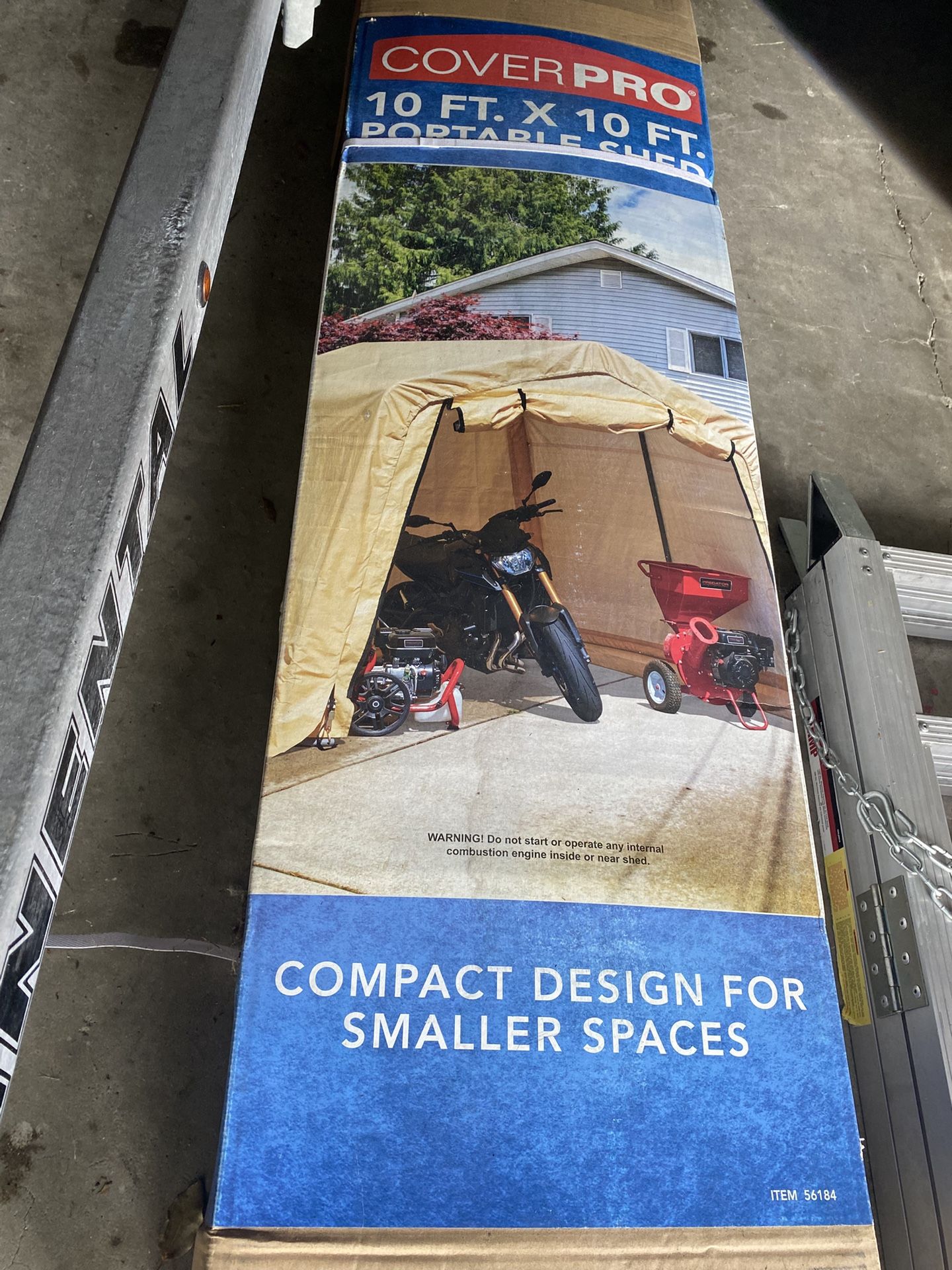 PORTABLE SHED COVER
