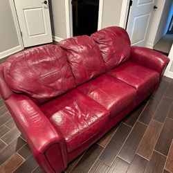 Leather Sofa  