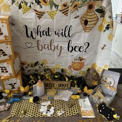 Bee Gender Reveal, Bee Baby Shower, Bee Gender Neutral Baby Shower Dec