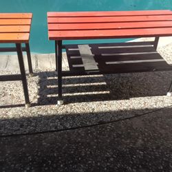 Wrought Iron Coffee And End Tables 