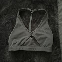 Gymshark Legacy T Bar Sports Bra (Black)