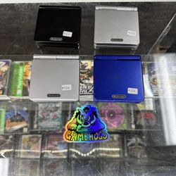 Gameboy Advance SP With Charger $120 Each Gamehogs 11am-7pm