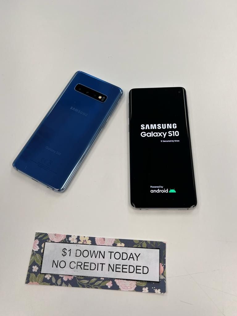 Samsung Galaxy S10-90 Day Warranty-$1 DOWN-NO Credit Needed