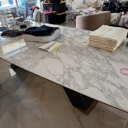 CATTELAN ITALIA 118” SKORPIO DINING TABLE- Pristine- Retails Over $13,000