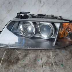 2002 2003 2004 AUDI A6 V6  LEFT LH  DRIVER SIDE HEADLIGHT XENONOEM USED #4279