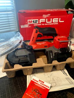 Milwaukee M12 FUEL 12 V Lithium ion Cordless Compact Band Saw TOOL ONLY