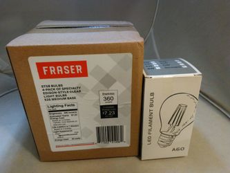 Fraser 360 watt 4 pack LED bulbs lights