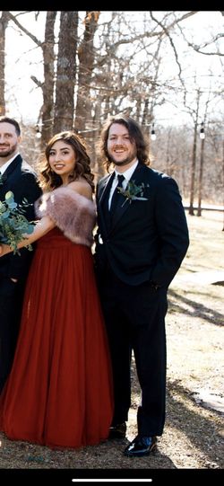 Bridesmaids dress burgundy