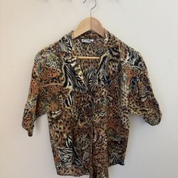 Super Fun Cheetah Zebra Lion Vintage Shirt