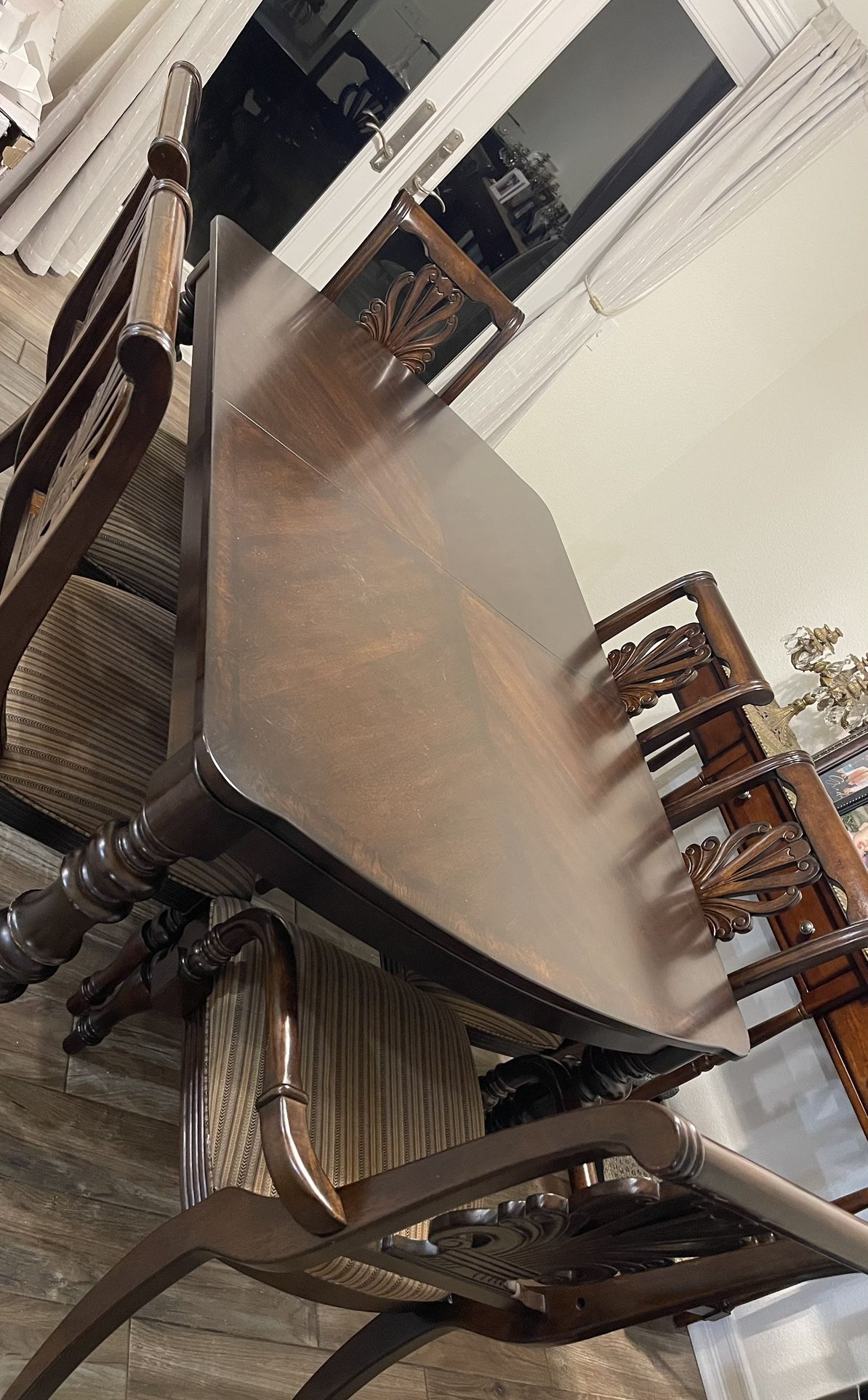 Ashley Dining Table And 6 Chairs