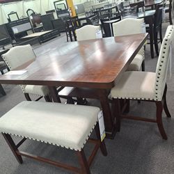 6pcs COUNTERHEIGHT Dining Set