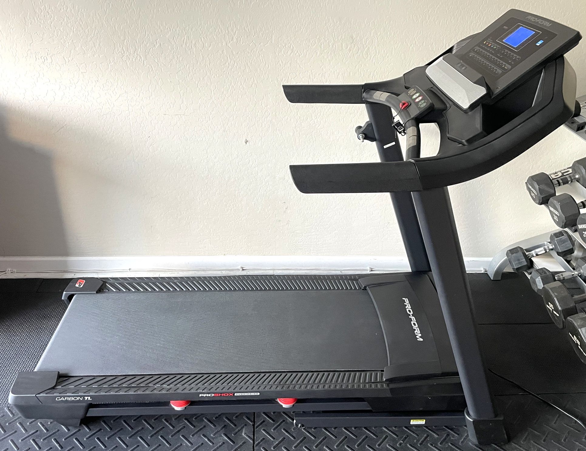 ProForm Carbon TL Treadmill Walk/Run/Jog Trainer Exercise Machine Workout Fitness Fold-able