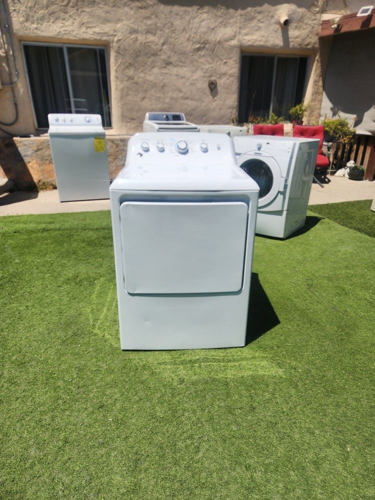 GE Gas Dryer W/ Stainless Steel Drum