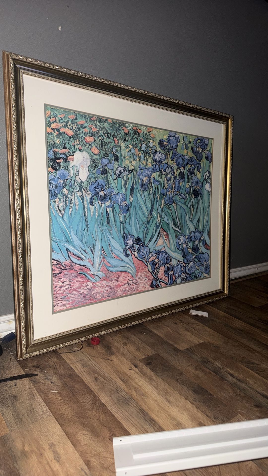 Add to Cart Classic Van Gogh Irises Black Framed