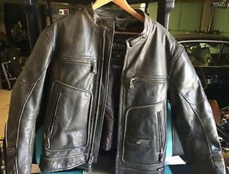 Black Leather Bikers Jacket