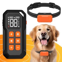 Wireless Dog Fence,Electric Fence for Dogs,Dog Training Collar with Remote Control,Wireless Dog Fence System Up to 985ft Adjustable,Dog Fence Wireless