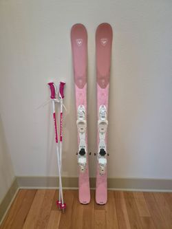 Rossignol Experience W Pro 140cm Skis + Bindings + Poles
