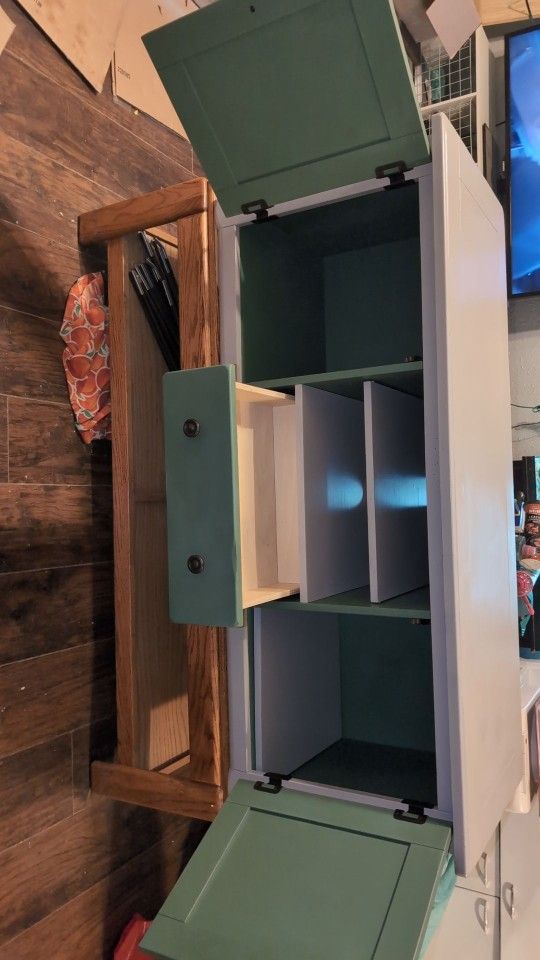 Green/Grey TV Stand