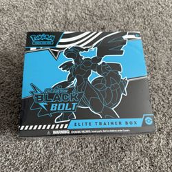 Pokemon Black Bolt Elite Trainer Box Sealed Etb