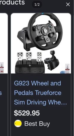 Logitech G923 Racing Wheel, Pedals & Shifter-SEND OFFERS
