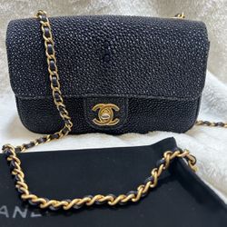 Chanel Galuchat Mini Flap Bag