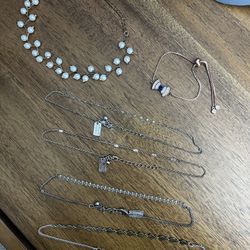 Jewelry Choker Set & Bracelet