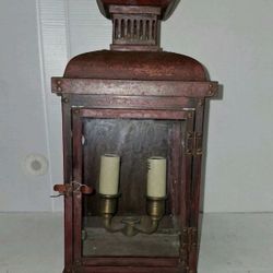 Suffork Lighting Pediment 13”, 2-Light Outdoor Wall Lamp “10 Available”