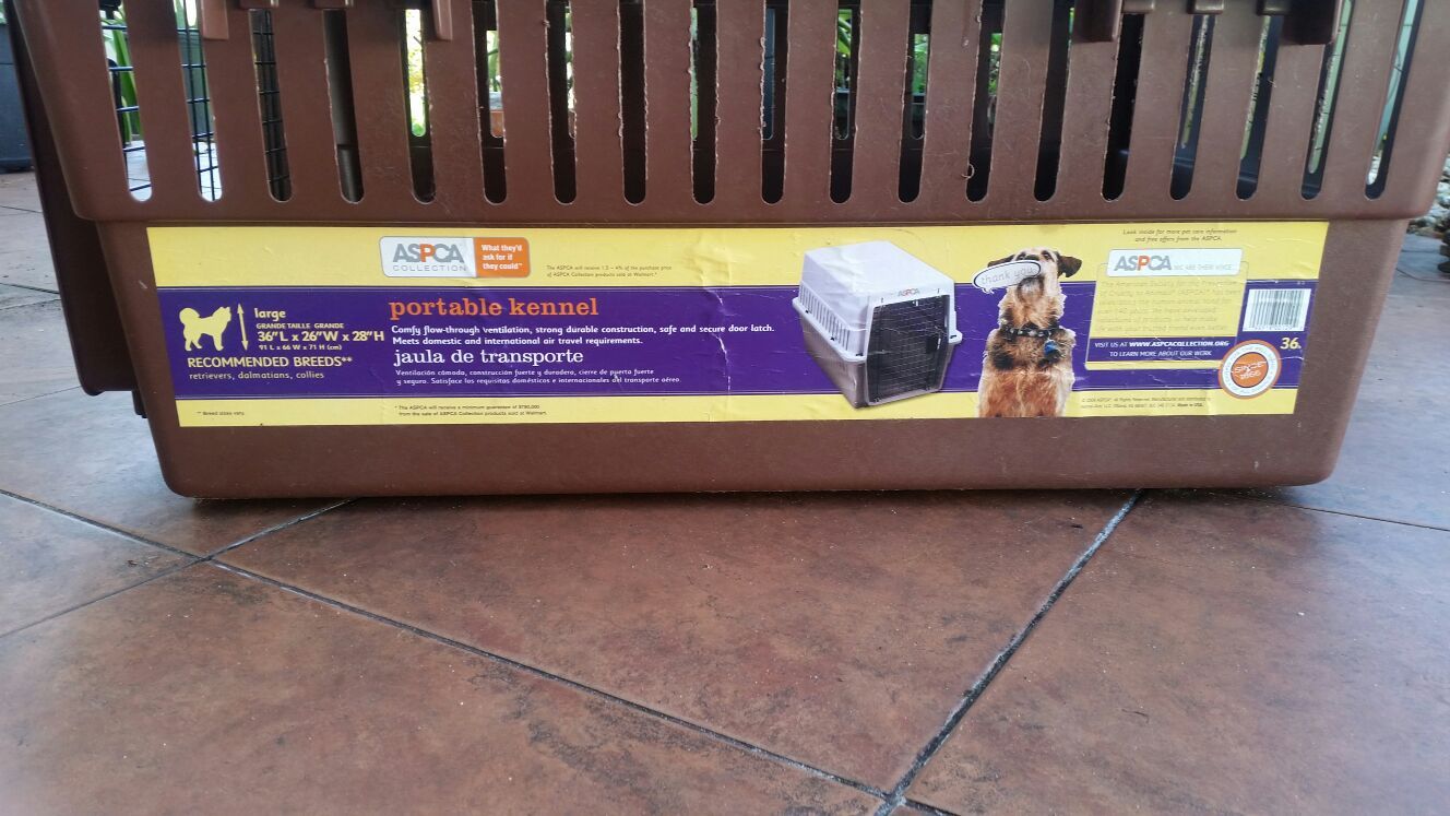 ASPCA Large Portable Kennel Used for Sale in Weston, FL OfferUp
